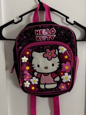 Hello Kitty Pink Floral Kids Backpack